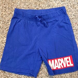 H&M Blue Marvel Logo Men's Athletic Shorts